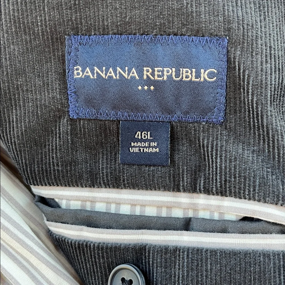 Banana Republic Corduroy Black Sports Jacket 46L